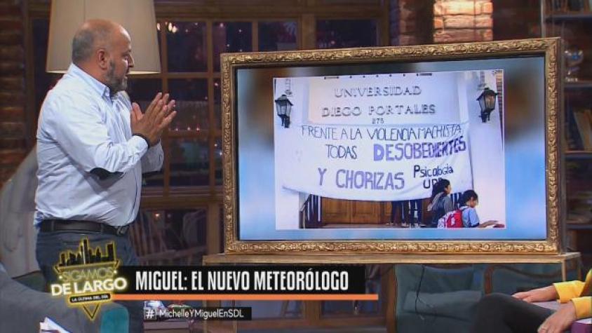 Miguel pronosticó los hechos noticiosos de manera particular 