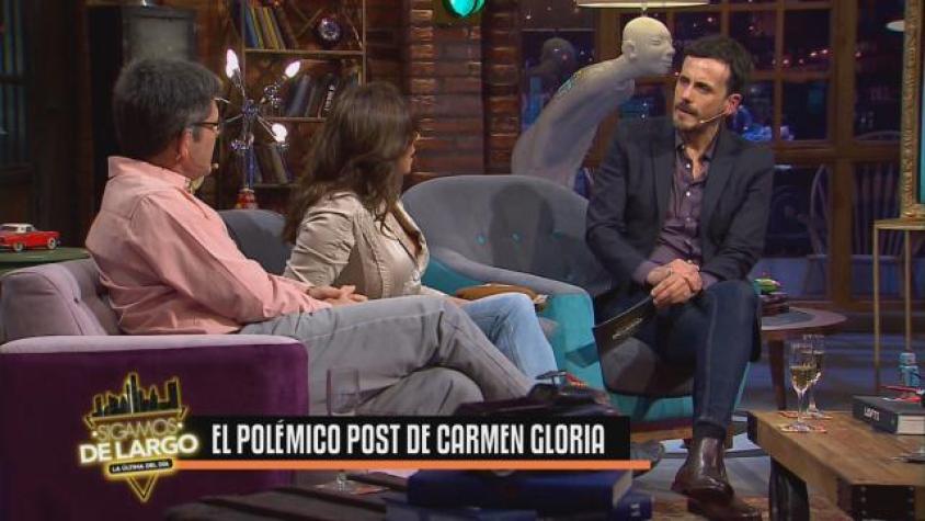 Carmen Gloria aclara polémico tuit al director de Chilevisión 
