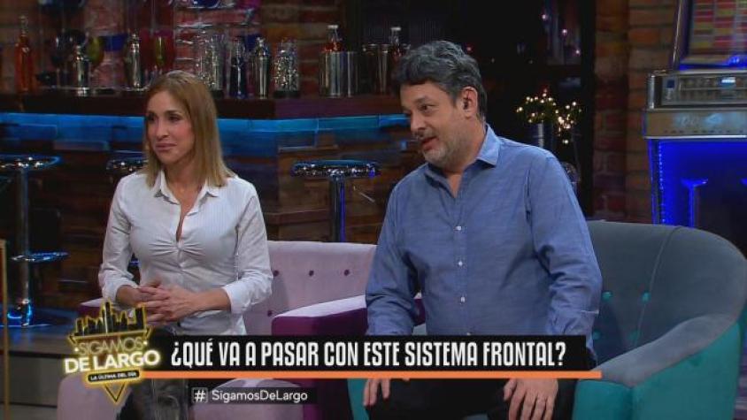 El sistema frontal fue un debate entre los presentes en el estudio 
