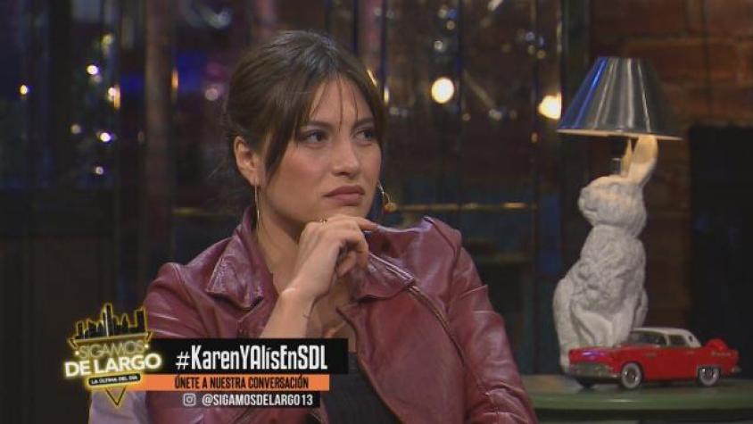 Karen habló sobre el ciberacoso que ha recibido 