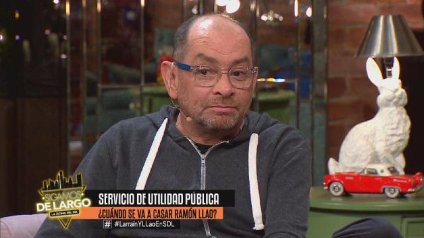 Ramón Llao contó si finalmente se casará