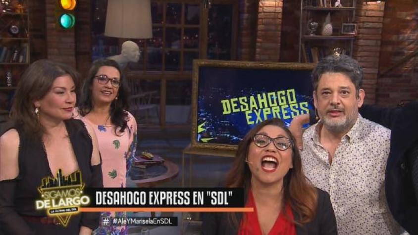 Los participantes se tomaron muy en serio el “Desahogo express” 