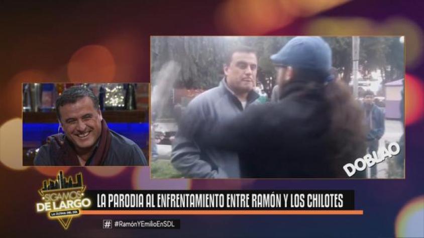 La divertida parodia del conflicto de Ramón con chilotes 