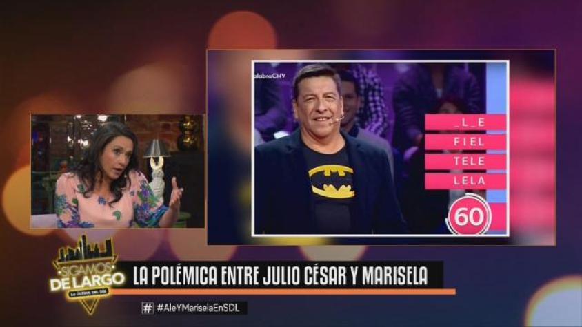 Marisela comentó su roce de opinión con Julio César Rodríguez 