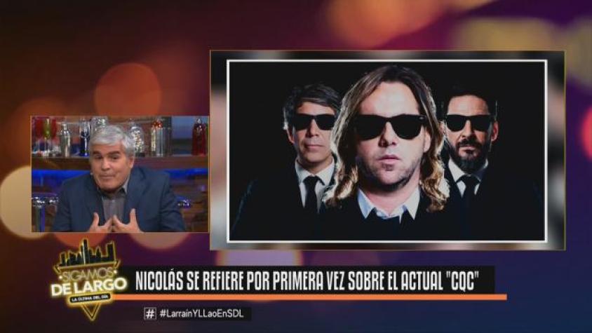 Nicolás Larraín entregó su visión sobre el actual “CQC”