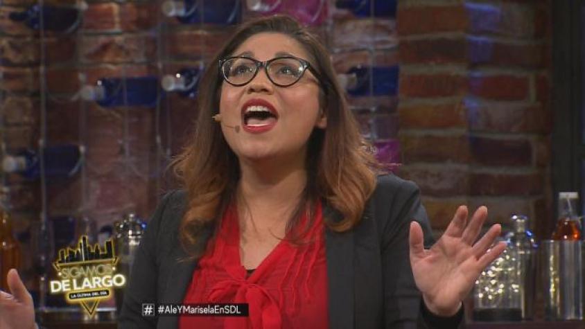 Ale Valle demostró que tiene gran talento para cantar 