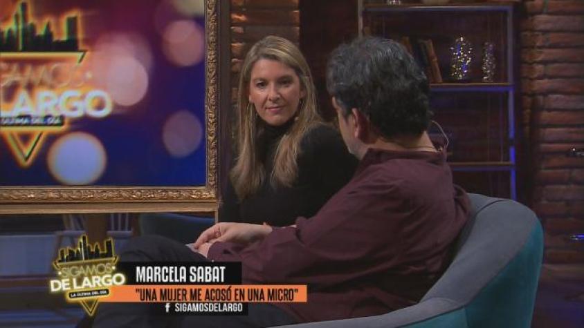 Marcela Sabat sufrió un intento de abuso en la calle 