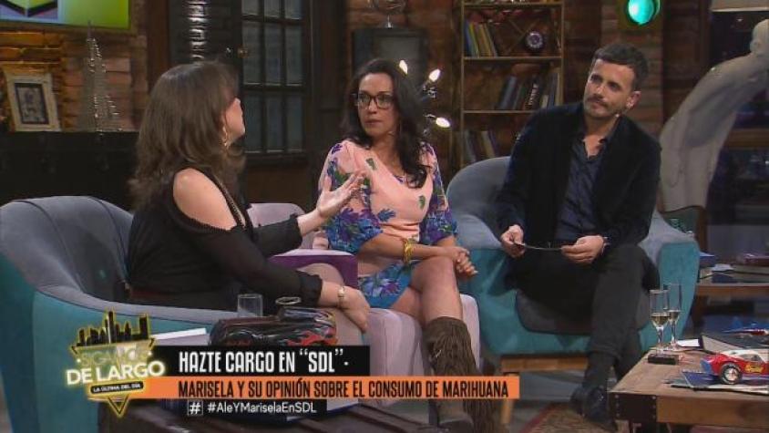 Marisela se hizo cargo de sus declaraciones defendiendo la marihuana 