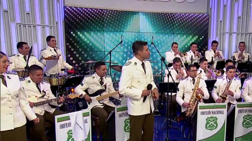 ¡Orfeón de Carabineros le puso ritmo a la mañana! 