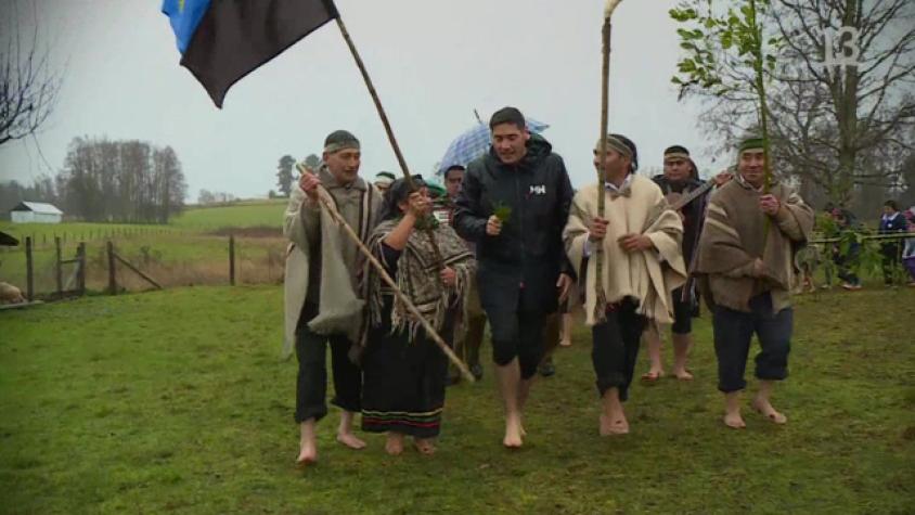 Pancho vivió en primera persona la ceremonia del nuevo año mapuche