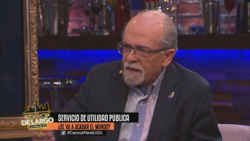 José Maza por supuesto fin del mundo: “Hay chiflados que viven de eso”