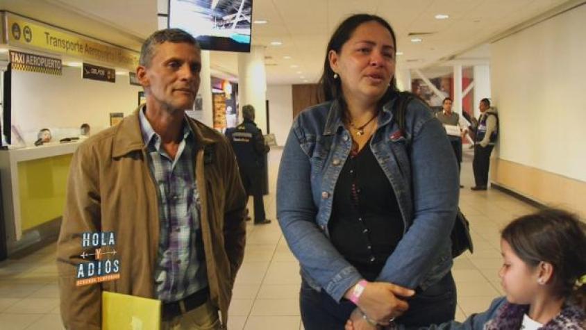 Venezolana se reencontró con su familia luego de 8 meses