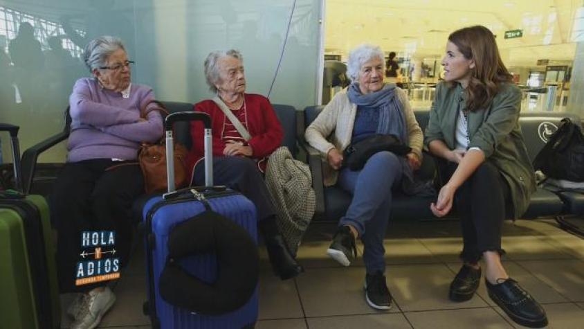 Abuelas que partieron a Europa encantaron a Monserrat