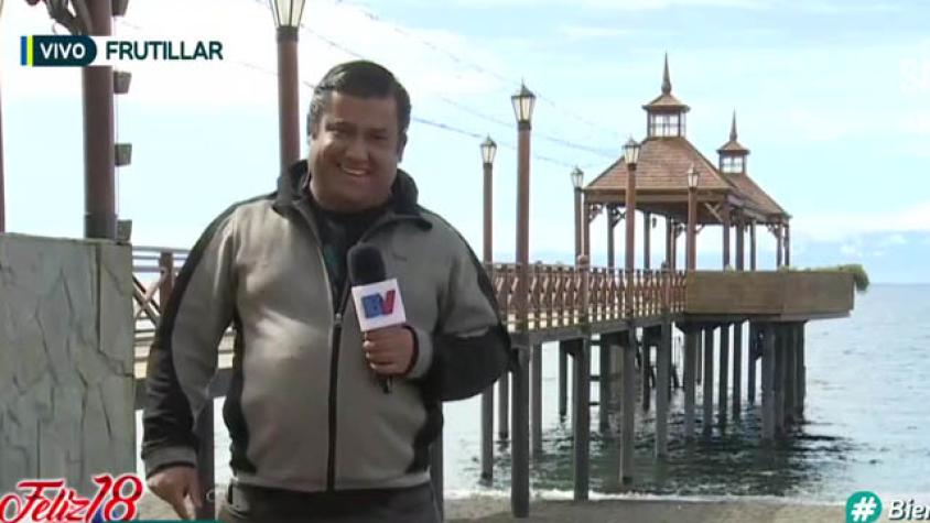 Nacho Pop se fue hasta Frutillar para vivir la previa del 18