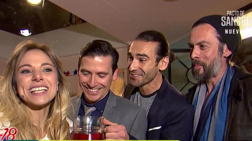 ¡Mariana se tomó el estudio de “Pacto de Sangre”!