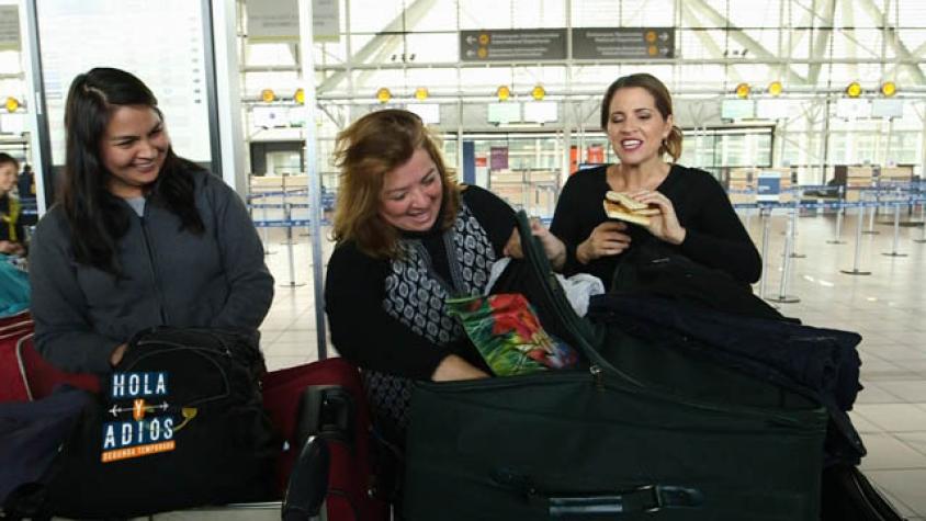 Estas mujeres se llevaron de viaje a EE.UU la clásica “dobladita” chilena