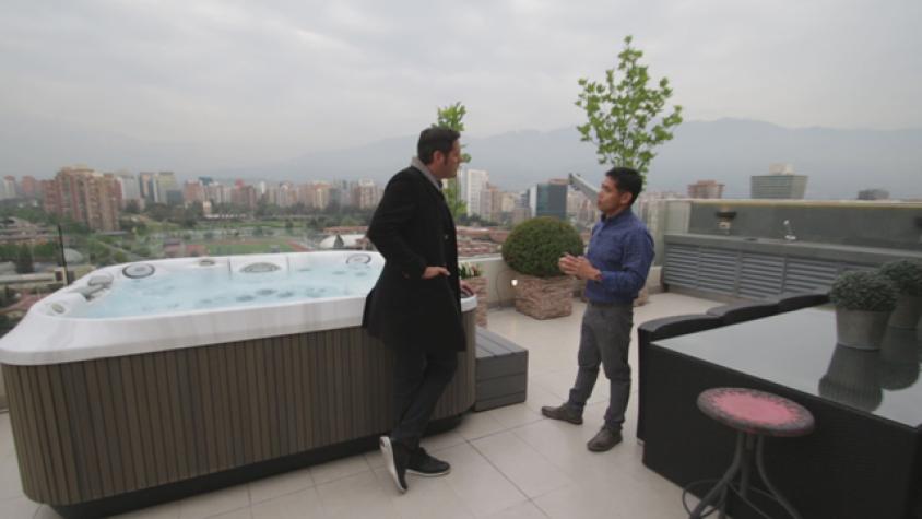 Pancho conoció todos los rincones del penthouse de Marcelo