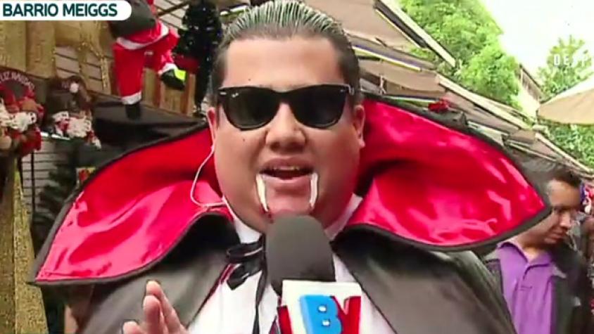 Nacho fue a buscar el mejor disfraz de Halloween