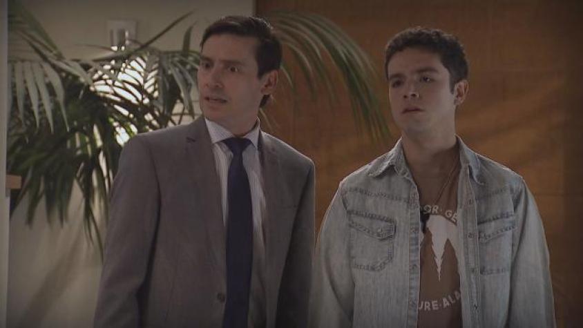 La tensa conversación de Benjamín e Ignacio