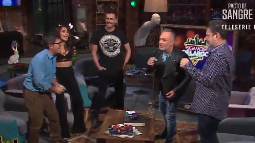 Lucho cantó “mañana” en SDL