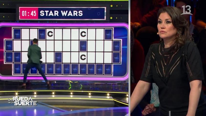 Javiera Contador resolvió esta frase de la rueda en tiempo récord