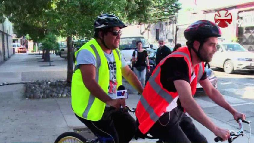 Nacho Pop puso a prueba la nueva ley de Convivencia Vial