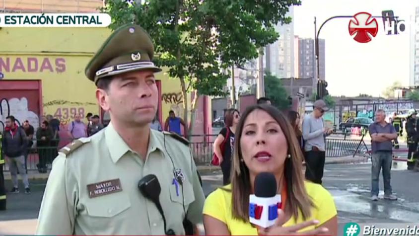 Incendio arrasó con casas y locales comerciales en Estación Central