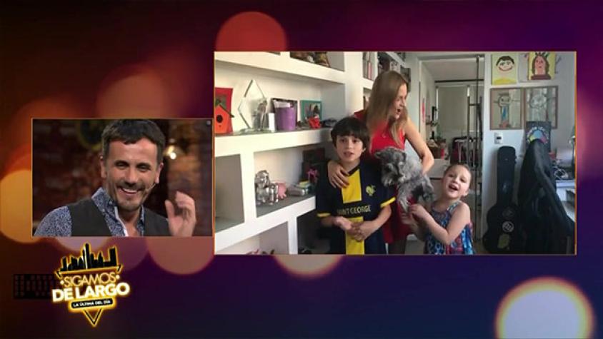 Toda la familia de Sergio le cantó feliz cumpleaños