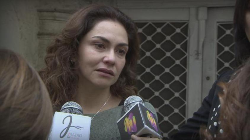 Carmen enfrentó a los medios de comunicación