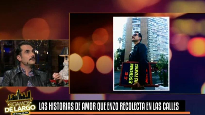 Enzo nos contó anécdotas de su programa