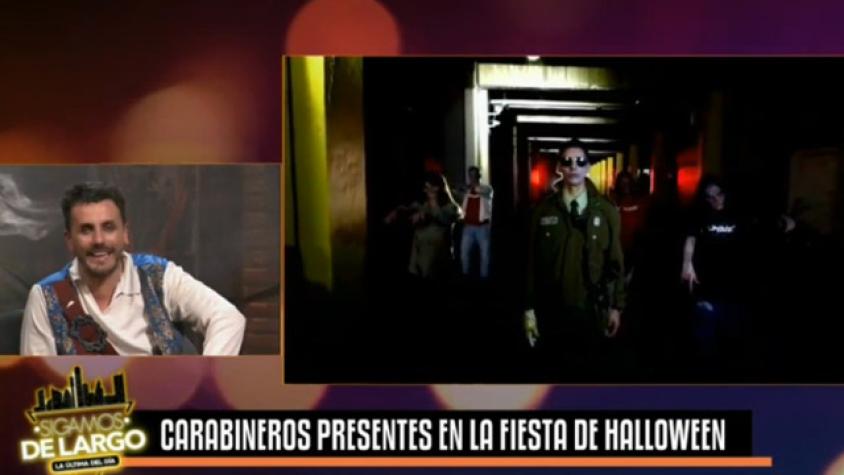¡No lo vas a creer! Carabineros celebraron Halloween