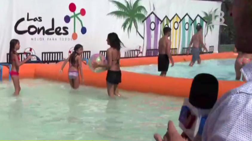 Comenzó el verano en la “Playa de Lavín”