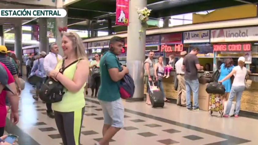 ¿Cómo está el tráfico en el terminal de buses?