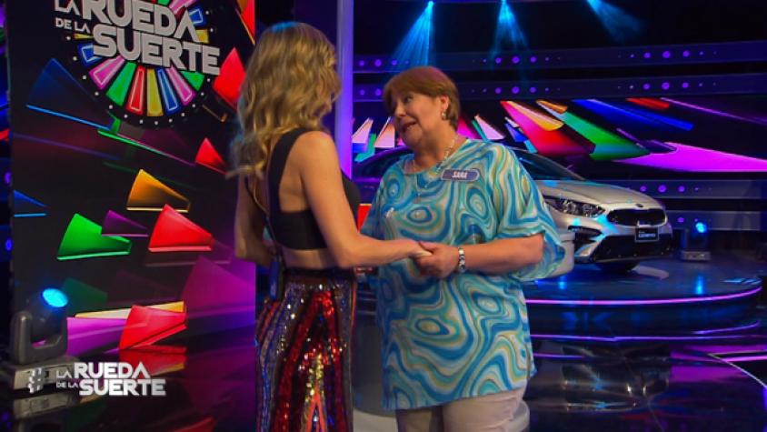 ¡A Sara le faltó un segundo para jugar La Rueda de la Suerte! 