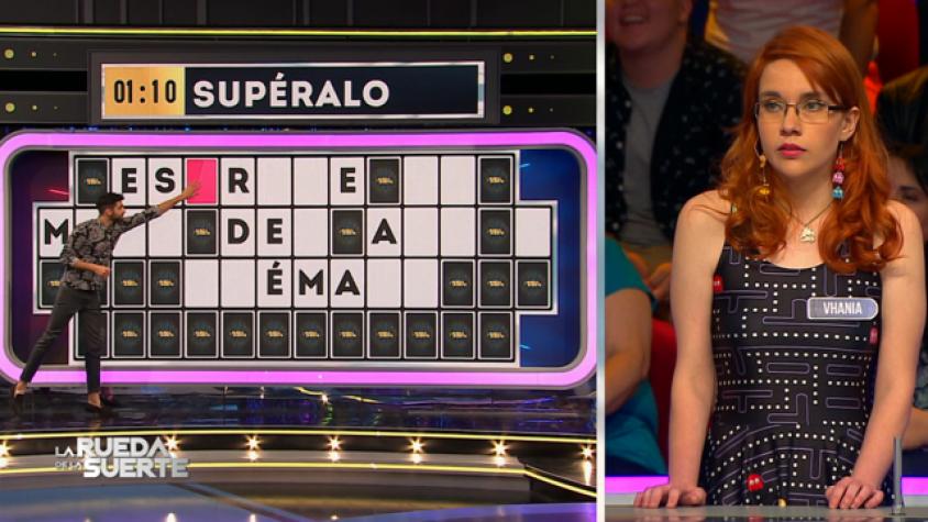 Vhania sorprendió a la audiencia con su rapidez al resolver este desafío