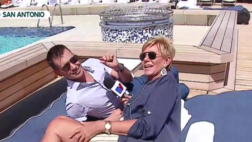 Raquel nos mostró un crucero de lujo