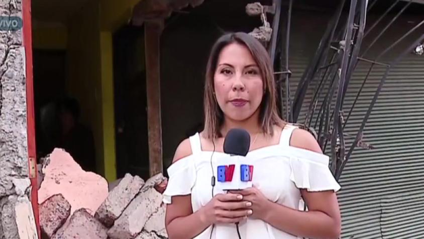 Micro chocó casa y llegó hasta el living