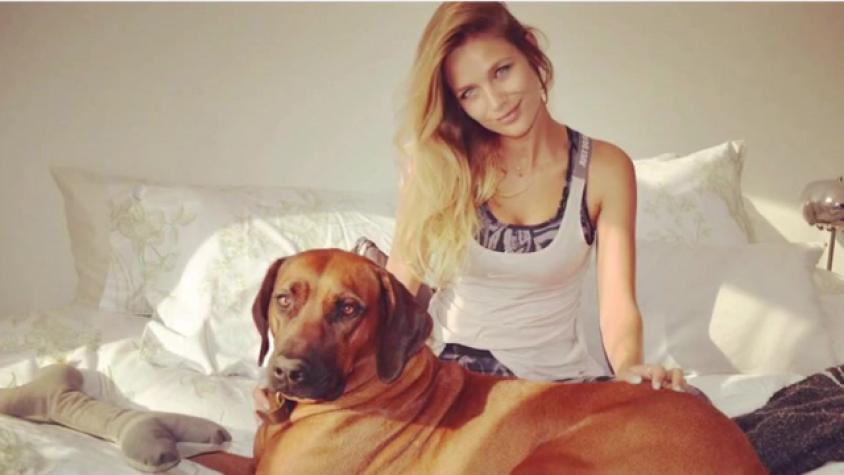 Mayte Rodríguez nos presentó a su perrita Naomi