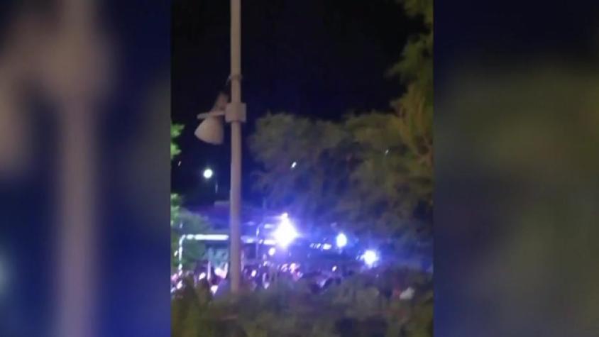 Fiesta de Año Nuevo terminó con desmanes y barra saqueada