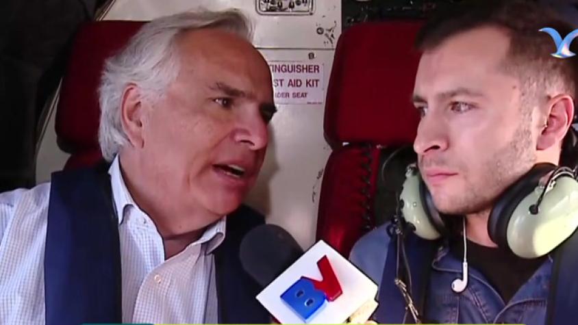 Autoridades sobrevuelan área afectada por incendios 