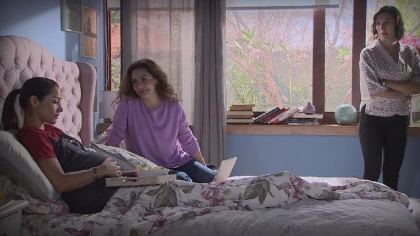 Josefa recibió todo el apoyo de Carmen y Maite