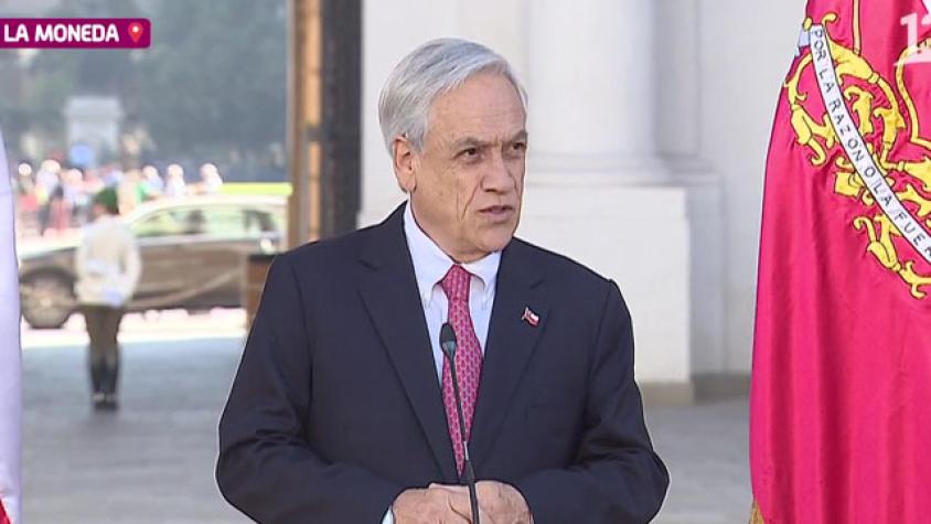 Sebastián Piñera reiteró su apoyo a Guaidó