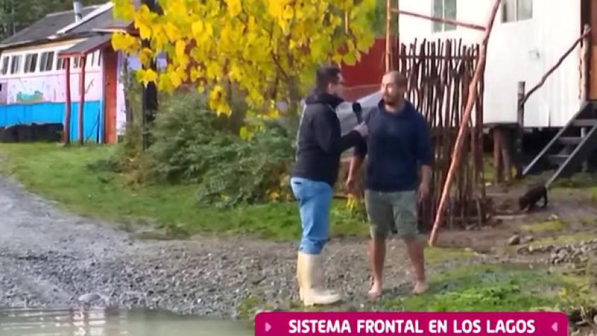 Primer temporal del año afectó a la Región de Los Lagos