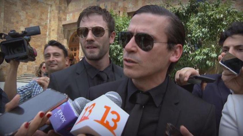 Benjamín enfrentó el acoso de la prensa tras funeral