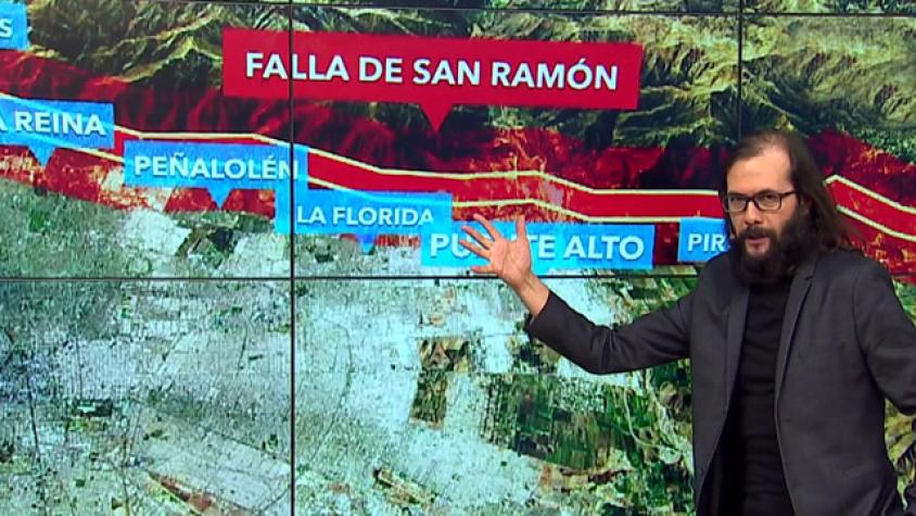  Marcelo Lagos nos explicó la amenaza de la falla de San Ramón