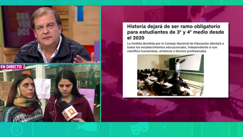 Debate por nueva medida que deja a Historia como ramo optativo