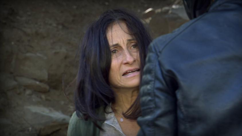 El misterioso motorista encontró a Clara 