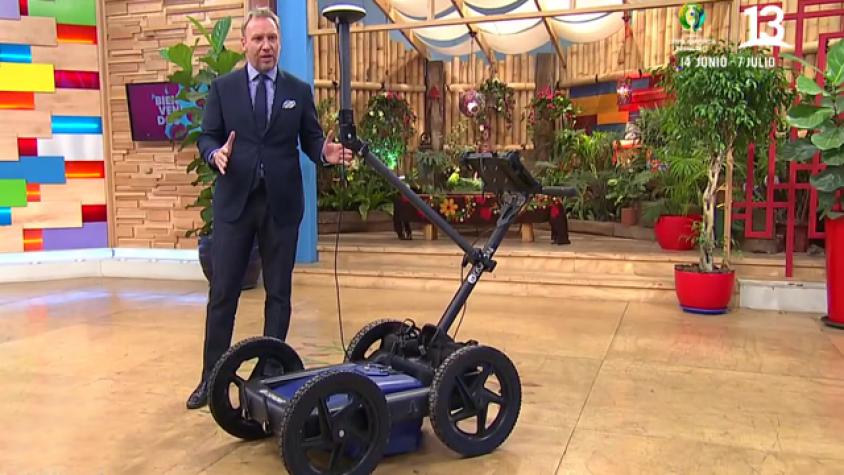 Este es el georadar que buscará pistas de Fernanda