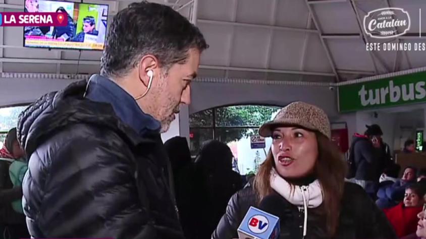 Terminal de buses La Serena colapsado tras eclipse 
