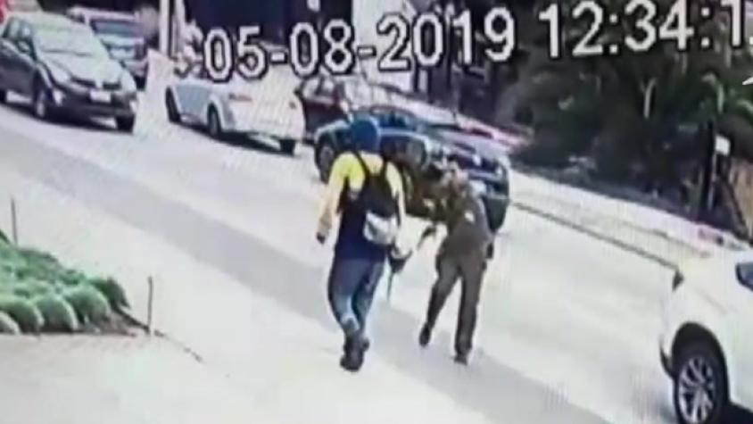 Impactante detención de asaltante en Reñaca